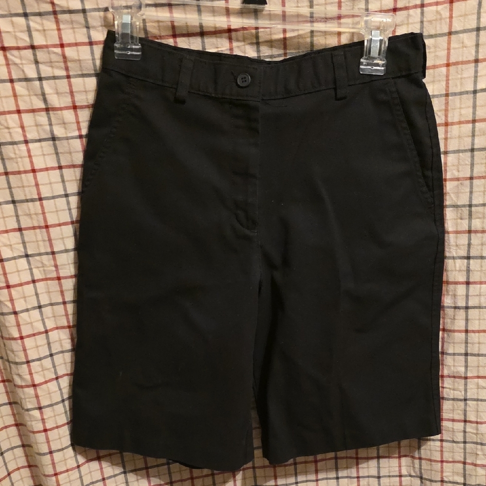 Edward's Shorts Black Flat Front 2